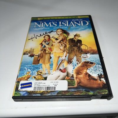 Nim's Island (DVD, 2008, Wide) Jodie Foster Gerard Butler Used Fast Shipping  