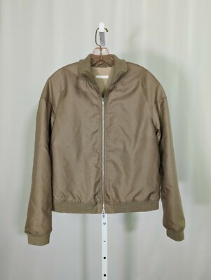 Helmut Lang Archive Vintage Ballistic Beige Bomber Jacket Minimal