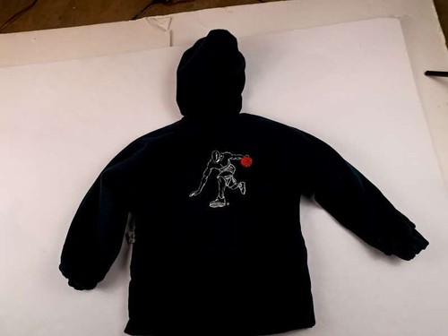 And 1 Dark Green Reversable Full Zip Hooded Jacket Medium 10-12 Youth - Picture 7 of 7