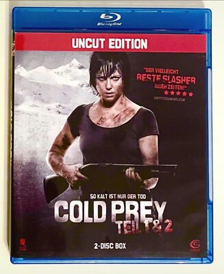 COLD PREY - Teil 1 + Teil 2 Uncut auf Blu-Ray - Double Feature - OOP 2-Disc Box