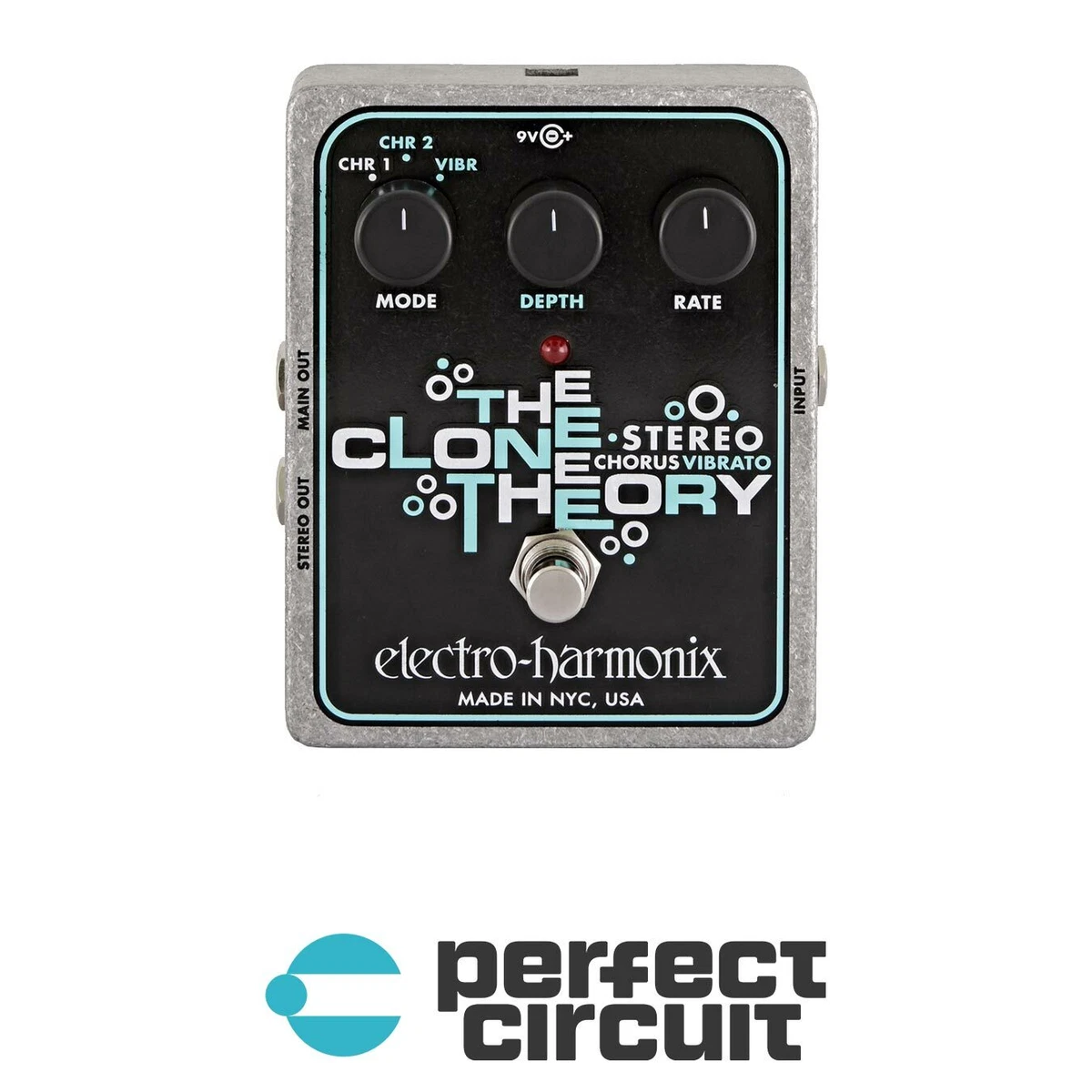 Electro-Harmonix Stereo Clone Theory Chorus EFFECTS - NEW - PERFECT CIRCUIT