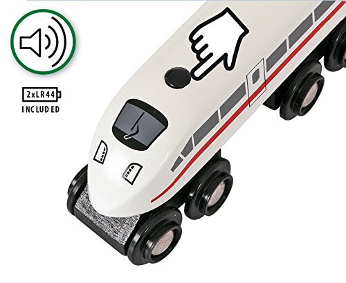 BRIO WORLD Hochgeschwindigkeitszug mit Sound 33748 3+ LR44 ×2 Batterien (enthalten) NEU - Bild 3 von 5