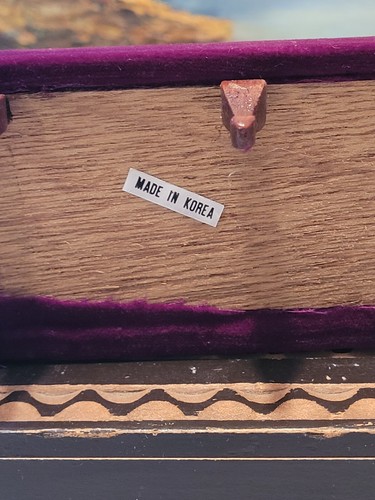 Casa delle bambole vintage artigianale in legno duro Queen Anne Settee miniatura - Foto 9 di 9