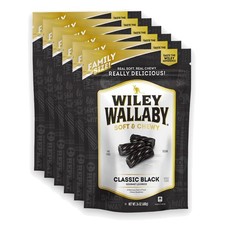 Australian Soft & Chewy Black Licorice Candy,...