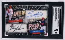 Chase Burns Seaver King Dual 1/1 Auto 2024 Wild Card Just The Hits SGC 9