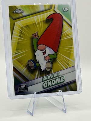 VeeFriends 2026 Topps Chrome - Knowing Gnome #109 - Yellow Refractor