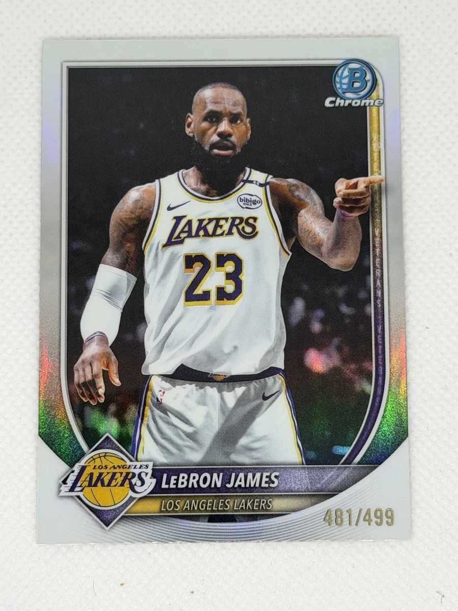 Bowman LeBron James Basketball Serial Numbered Sports Trading