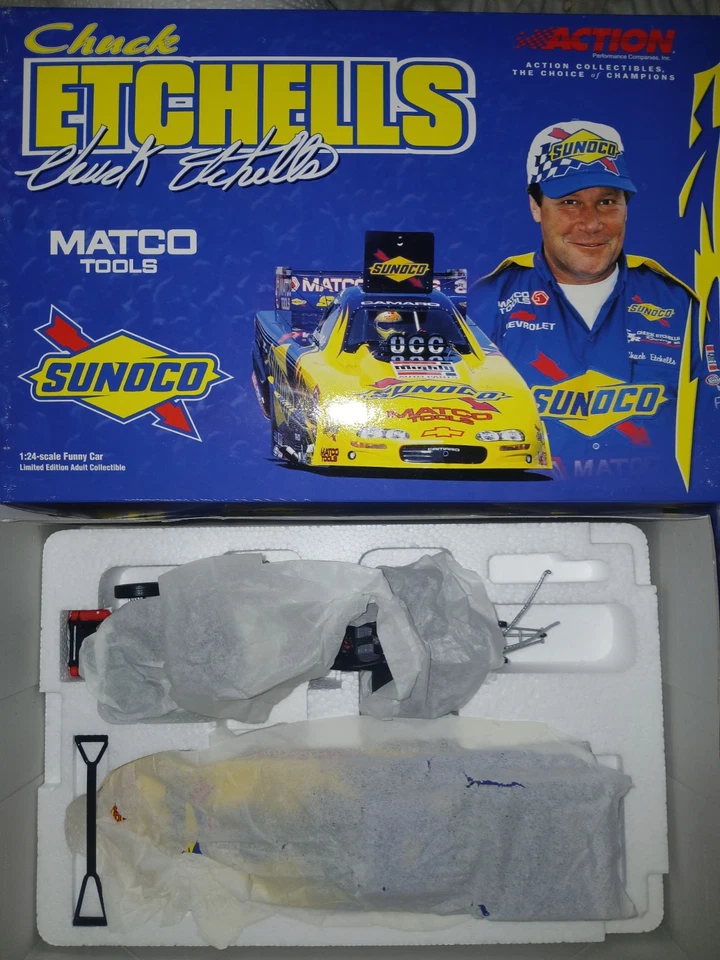 2001 Camaro Chuck Etchells Action 1.24scale Sunoco Matco Tools (MIB) LEIA ANÚNCIO PLZ - Imagem 2 de 4