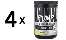 4 x Animal Pump Pre-Workout Non-Stim, Lemon Surge - 442g (152,71 EUR/kg)