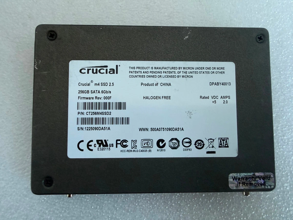 Crucial m4SSD 512GB 2.5インチ SATA 正常品残量97% crucial m4 ssd products for sale | eBay