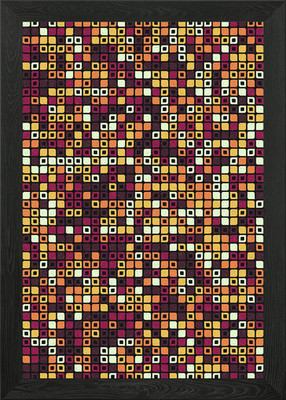 Geometrisches Muster gerahmtes Wandbild Poster Leinwanddruck Bild