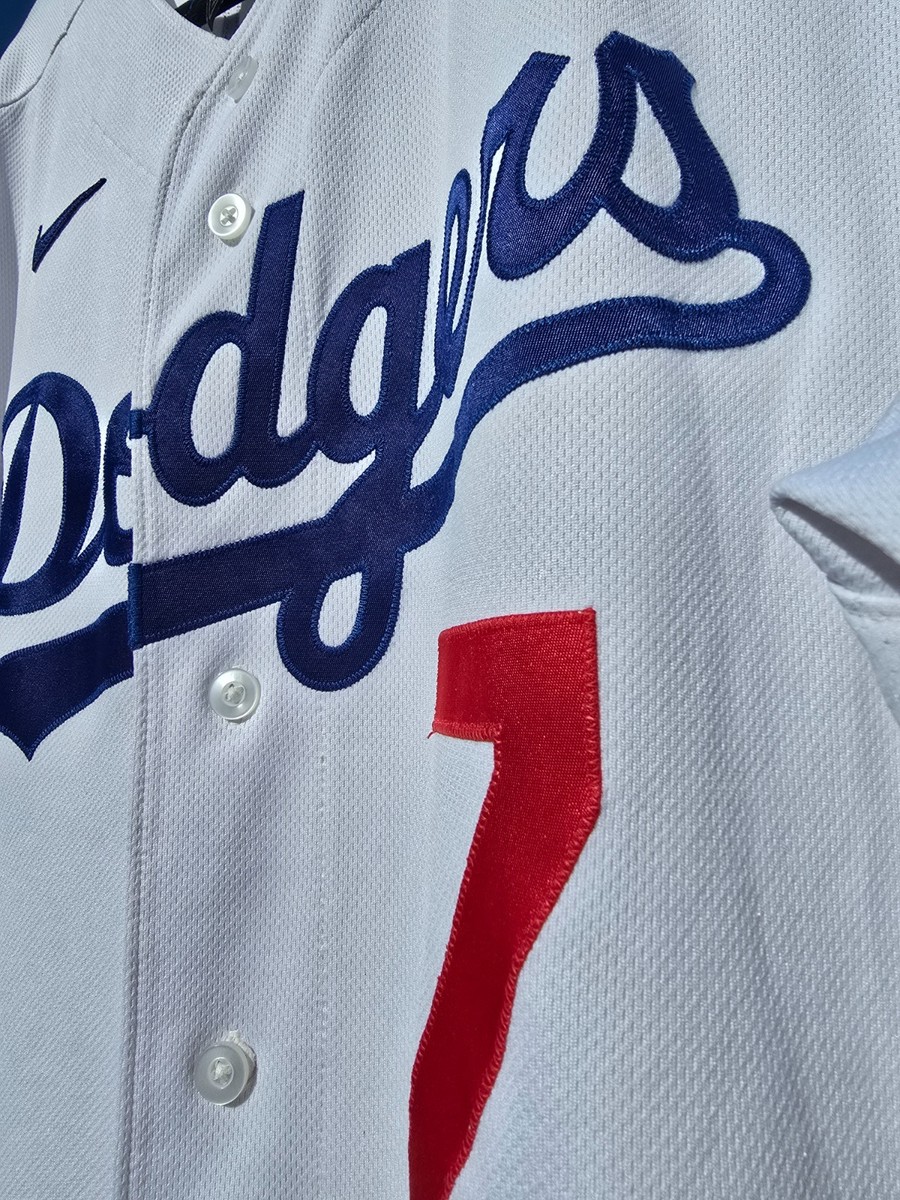 Nike Los Angeles Dodgers Authentic Mens Size 48 XL 7 Montes | eBay