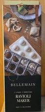 NEW Bellemain 2 stage 2 Direction RAVIOLI MAKER -  Makes 12 Ravioli. Easy 