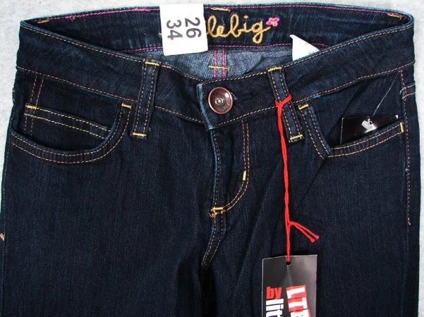 IA23155 *NUEVO CON ETIQUETAS* VAQUERO DE DISEÑO **LTB** DOLLY ENJUAGADO ACAMPANADO MUJER - talla 26 Foto 4 de 4