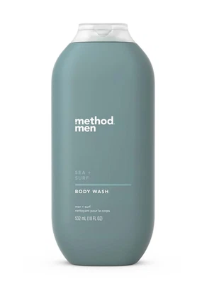 Method Men Body Wash Sea Surf 18 fl oz 532 ml