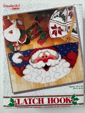WonderArt Caron International Latch Hook Rug Kit Kris Kringle