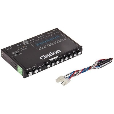 7-Band Car Audio Graphic Equalizer with Front Aux Input Rear RCA Input and High