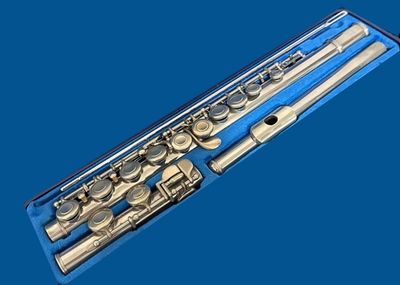 YAMAHA Yfl-211 Flute Silver Plating No Hard Case unit only Good GP