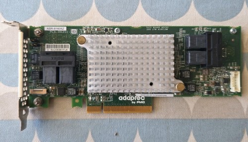 Adaptec ASR-81605Z Contrôleur RAID SAS SATA 12G + Batterie AFM-700 + Câbles