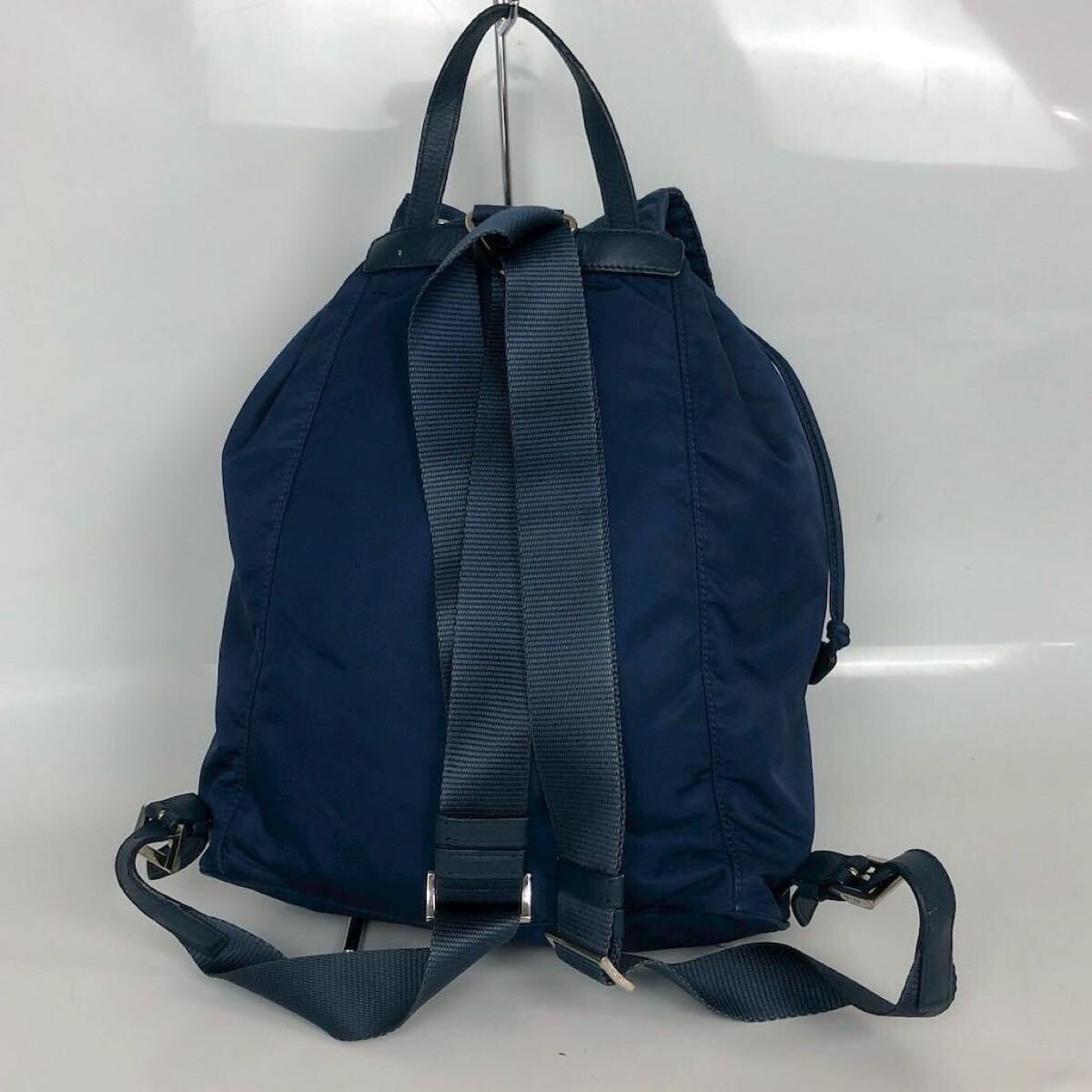 PRADA Nylon Backpack Blue Brand Brand Bag  Casual Daily Travel Stylish Cute Used thumbnail 2