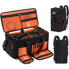DJ Cable Gig Bag for Equipment, DJ Cable Organizer Backpack with Detachable D...
