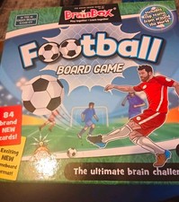 BrainBox Football Board Game Complete Game with Cards, 2+ Players, Age 8+