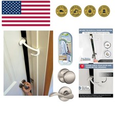 Child Proof Door Lock  Pinch Guard - For Door Knobs  Lever Handles - Easy t...