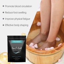 Relaxing Sea Salt Foot Soak for Moisturizing and Skin Firming Care Treatment