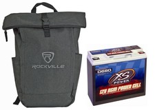 XS Power D680 1000 Amp AGM Power Cell Car Audio Battery Hardware Backpack