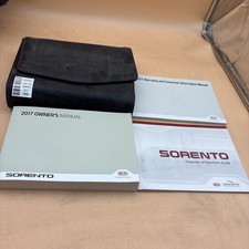 2017 Kia SORENTO Owners Manual Warranty With Case And Free Shipping