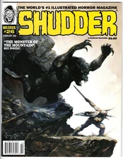 SHUDDER MAGAZINE #26 FEB 2026 NEW UNREAD WARRANT PUBS FRANK FRAZETTA COVER
