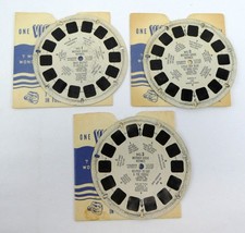Sawyer's View-Master MOTHER GOOSE RHYMES 3 Reel Set with Sleeves - Vintage 1950