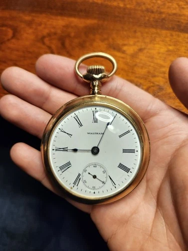 Antique Waltham Pocket Watch Grade. 18 7 Jewels ( Running )