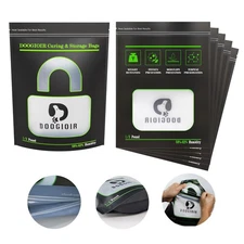 1/2 LB Curing & Storage Bags Double-Tracked Zip Closure Heat Sealable, Reusab...