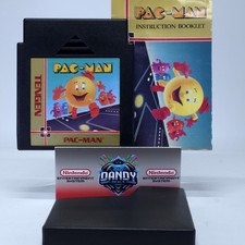 Pac-Man Tengen W/ Manual + Dust Cover | Authentic, Tested - NES
