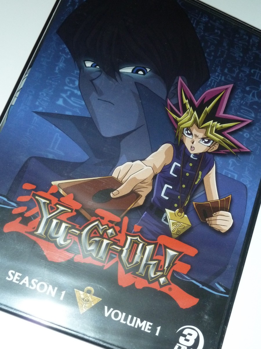Yu-Gi-Oh: Season 1 Volume 1 DVD 3-Disc Set 1998 anime Yugi Yugioh