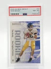 TOM BRADY 2000 SKYBOX IMPACT ROOKIE #27 PATRIOTS PSA 8 Q0004