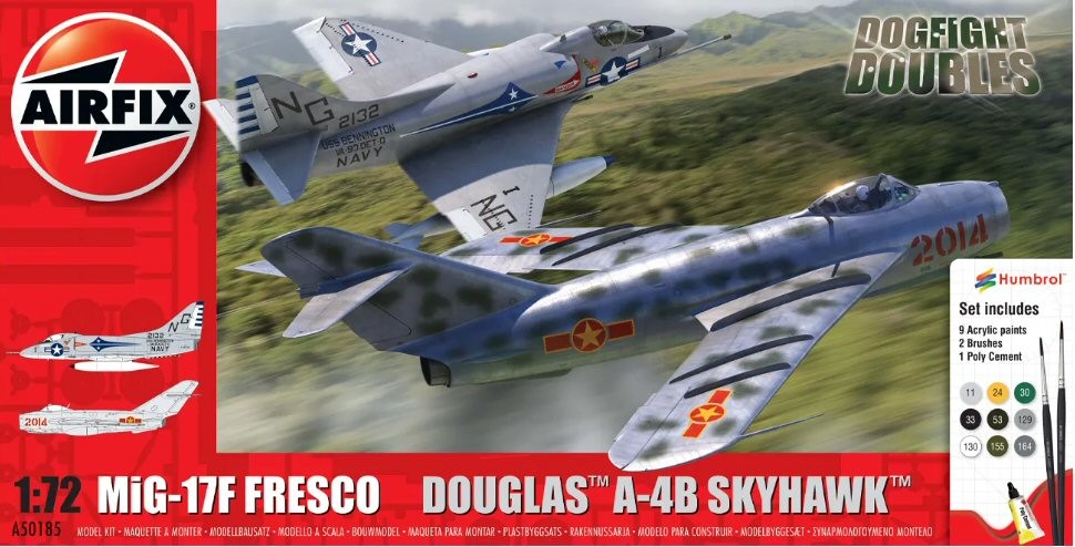 AIRFIX - A50185 Mig 17F Fresco Douglas A-4B Skyhawk Dogfight Double