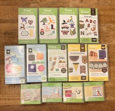 Huge Bundle Of 13 Cricut Cartridges In Boxes With Keyboards And Instructions