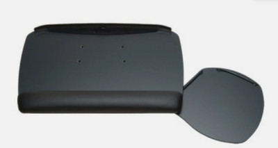 Workrite UB2100FT25 Midnite Black UnderMouse Keyboard Tray Platform 25'' ONLY(BR)