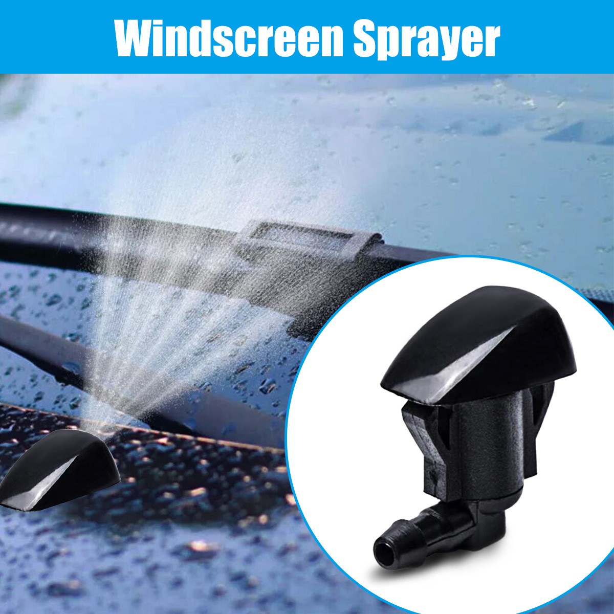 7pcs Windshield Wiper Fluid Squirter Nozzle Spray for Toyota Sienna 85381-AE020