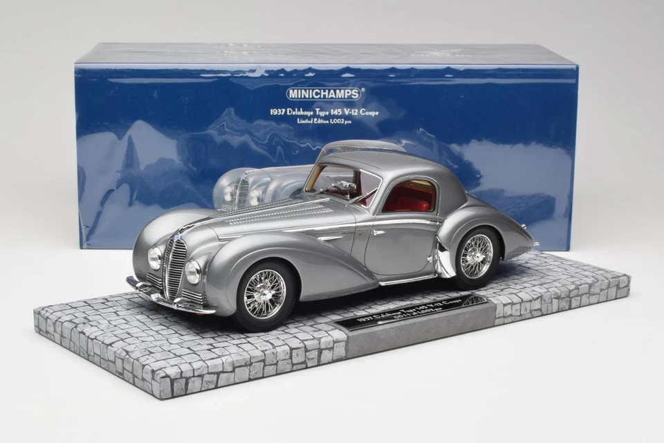 107116120 Delahaye Type 145 V12 Coupe Mullin Museum Minichamps 1/18 - Immagine 2 di 4