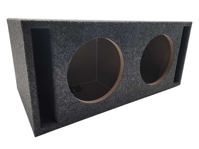 Car Audio Dual 10'' SPL Bass Subwoofer Labyrinth Vent Sub Box Stereo Enclosure
