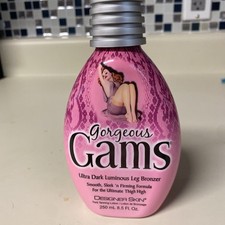 Designer Skin Ultra Dark Tanning Gorgeous Gams Firming Formula Lotion AS IS