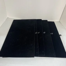Black Velvet Flat Pad Jewelry Display Pads Tray Liner Pad Insert 14 1/8 x 7 5/8"