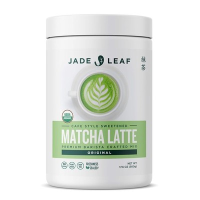 Organic Cafe Style Sweetened Matcha Latte Green Tea Powder, Premium Barista C...