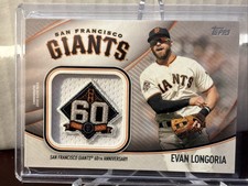 2020 Topps Special Event Jersey Sleeve Evan Longoria #JSES-EL Jumbo Patch
