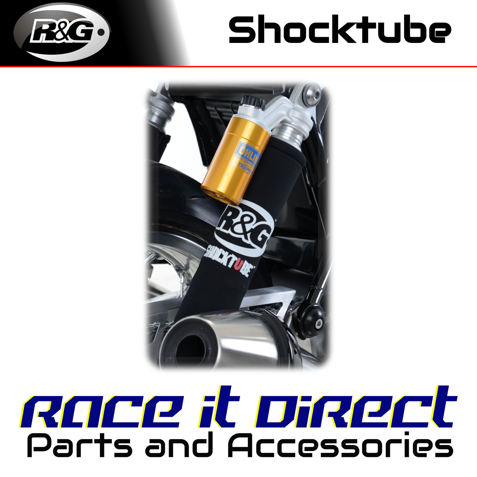 Shocktube for Triumph Thruxton 1200 R 2016-2018 R&G