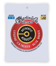 Martin MA150T 13-56 Medium 80/20 Bronze Treated Acoustic Guitar Strings