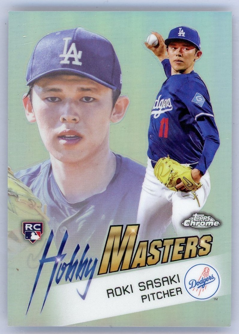 2025 Topps Chrome #HM-19 Roki Sasaki Hobby Masters Rookie RC Dodgers